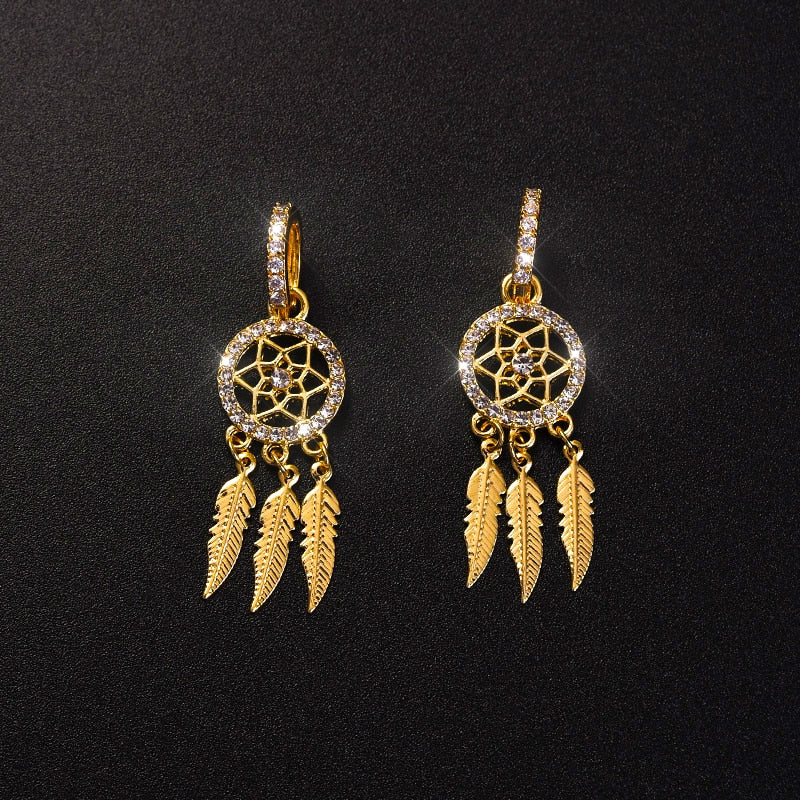 Evani️ | Elegante Verfeinerung mit Ohrringen aus 14-karätigem Gold