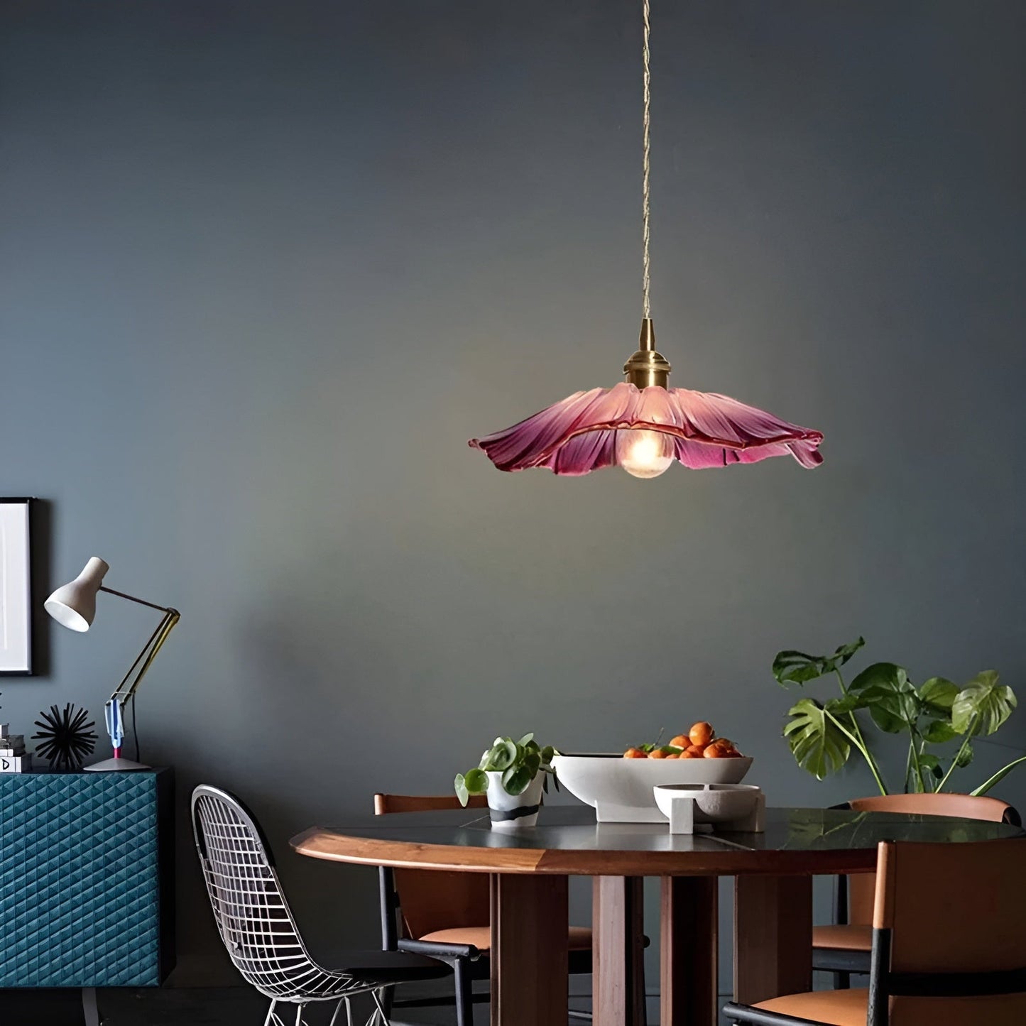 Hängeleuchte mit floralem Motiv – Warmes Licht & stilvolles Design | Für Ihr Zuhause | Karnz
