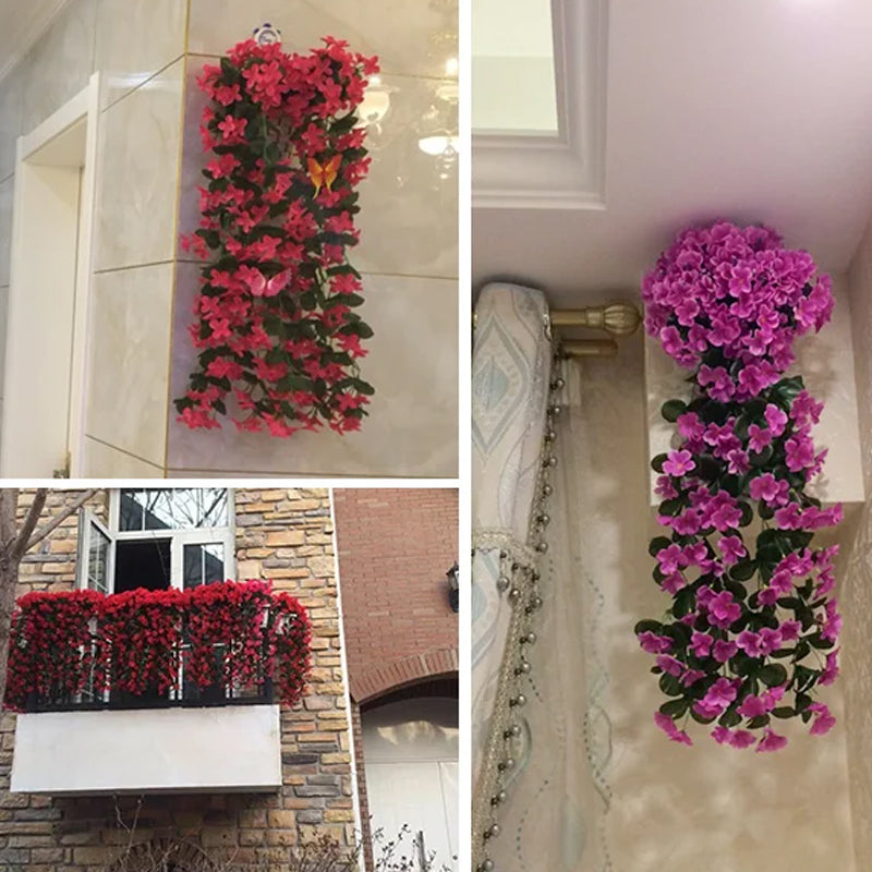 Lebendige künstliche hängende Orchideenbündel | Karnz