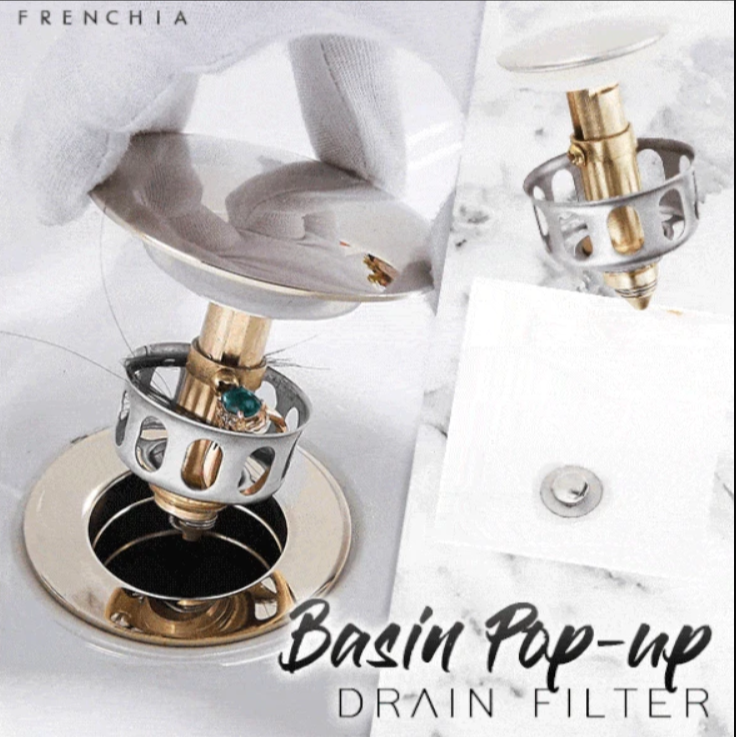 Basin Pop-Up Drain Filter | Karnz