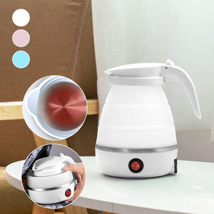 Portabler elektrischer Wasserkocher mit universellem Stecker | Karnz