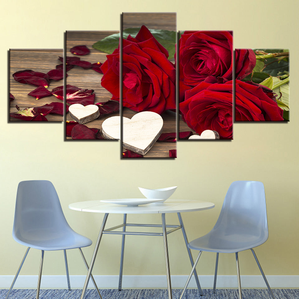 Rosen der Liebe – Leinwandbild