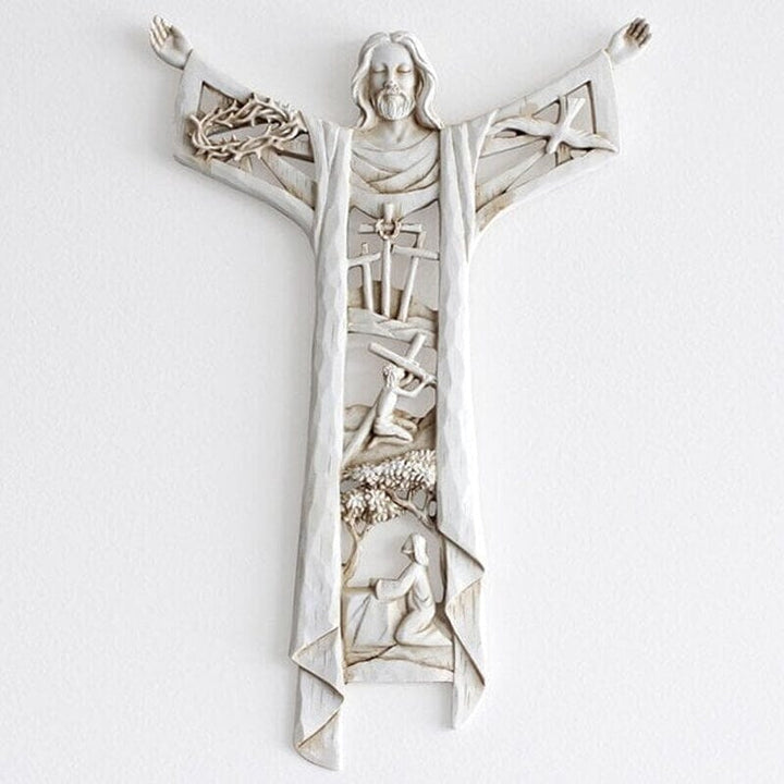Auferstandener Christus, Wandkreuz, Jesusfiguren