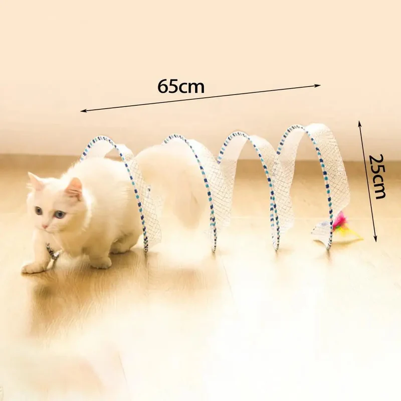 Spirale Pounce | Dynamischer Katzen-Spieltunnel | Karnz