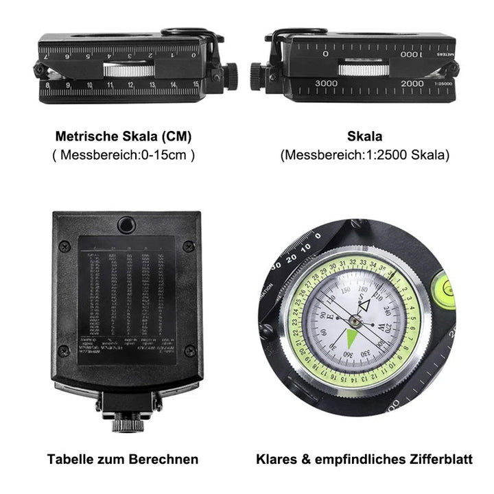 Multifunktionaler Kompass mit Flip-Flop-Funktion | Karnz
