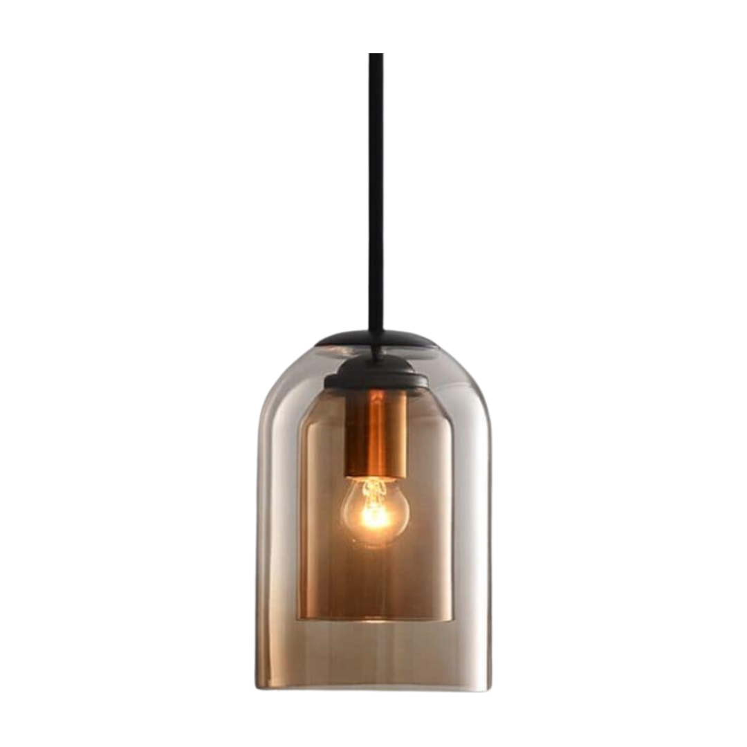 LuxeBeam Licht - Moderne Pendelleuchte aus doppeltem Glas | Karnz