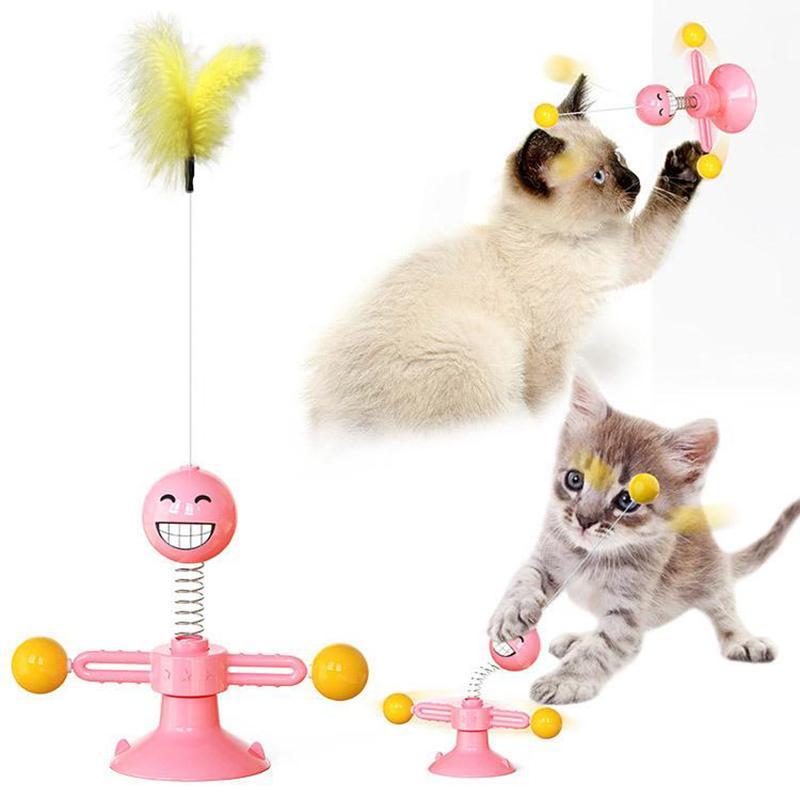 Multifunktionales Drehspielzeug für Katzen | Karnz