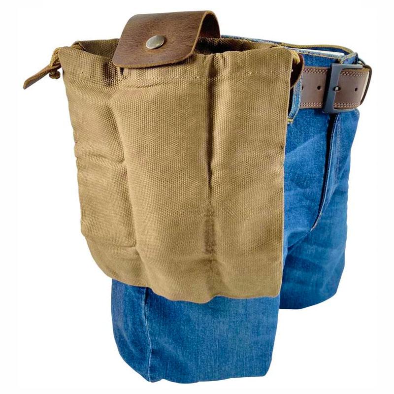 Dimoohome™ Leder- und Segeltuch-Buschcraft-Tasche | Karnz