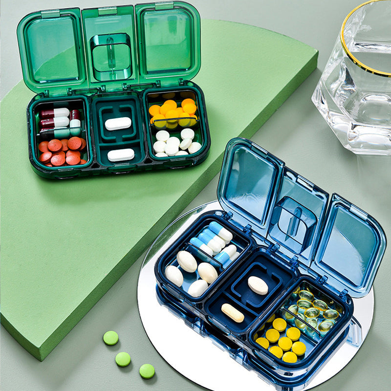 Rechteckige Pillenbox Organizer Behälter | Karnz