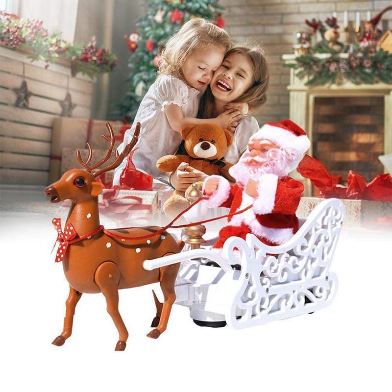 Elektrische Santa Claus Spielzeuge Musik Rentier | Karnz