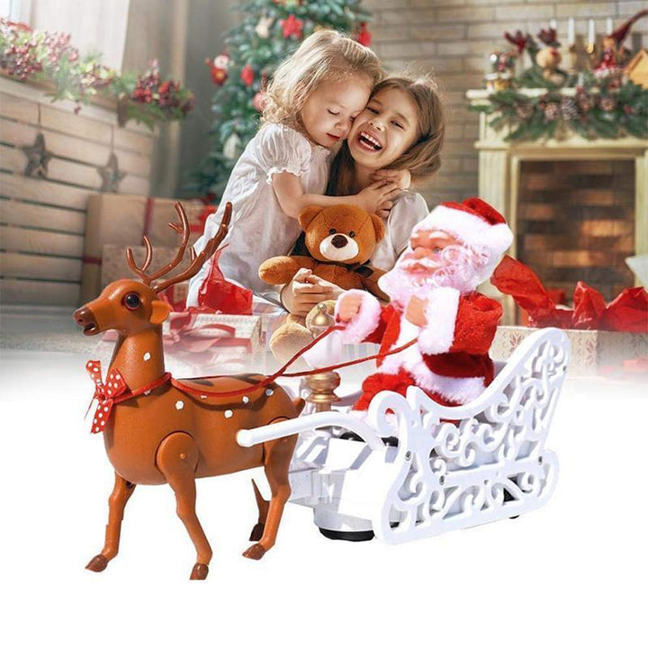 Elektrische Santa Claus Spielzeuge Musik Rentier | Karnz