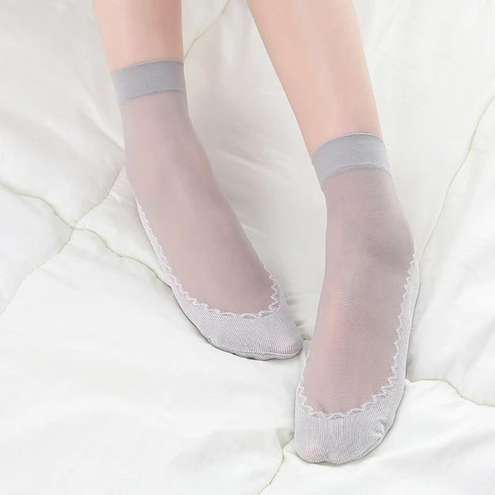 Seidige Baumwolle Anti-Rutsch Socken | Karnz