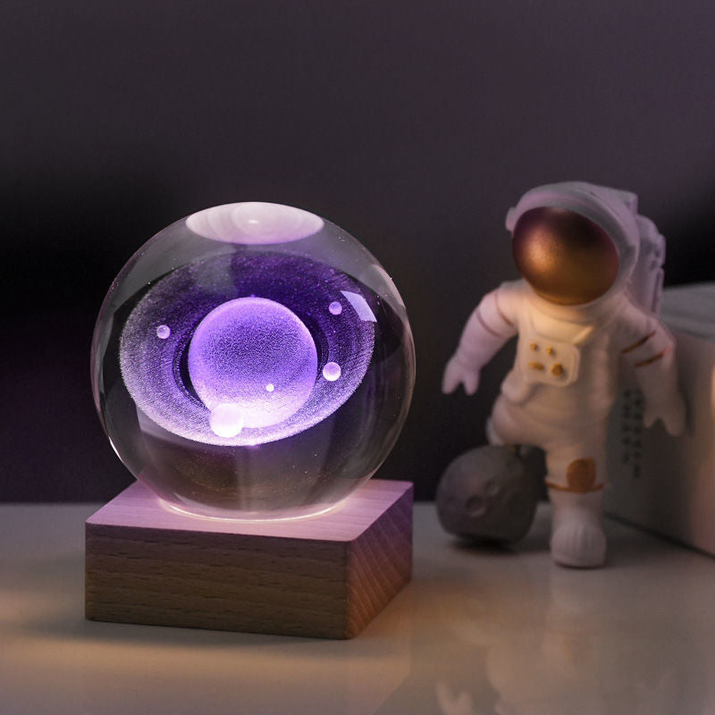 3D Galaxy Kristallball Nachtlicht | Karnz