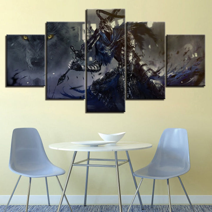 Dark Souls - 5 Teile Leinwand Wandkunst Gemälde