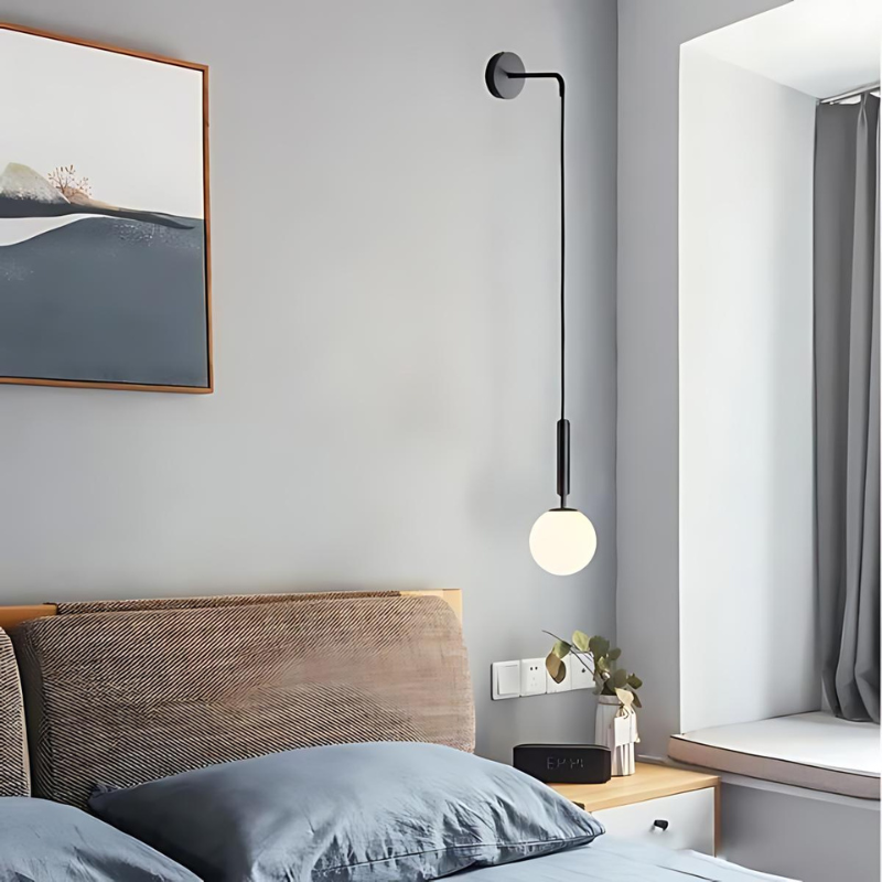 Moderne Glas Wandleuchte für stilvolle Wohnräume