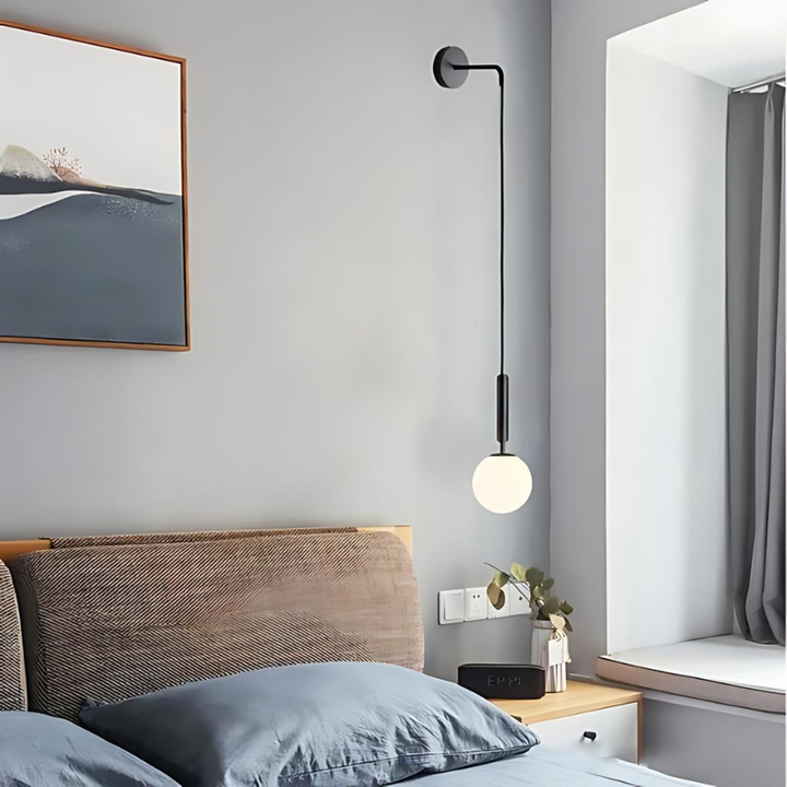Moderne Glas Wandleuchte für stilvolle Wohnräume