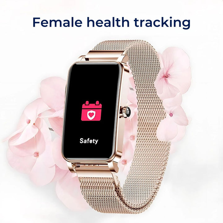 Elegante Smartwatch für den Alltag | Gesundheitsüberwachung - Langlebiges Design - Nahtlose ganztägige Konnektivität Karnz
