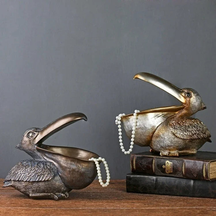 PelicanStyle Organizer – Dekorative Aufbewahrungsfigur für Schlüssel und Zubehör | Karnz