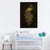 Abstract Golden Mandala Pfau - Canvas Wandkunst Malerei