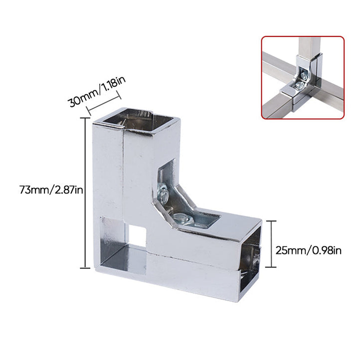 Quadratischer Rohrverbinder | Karnz