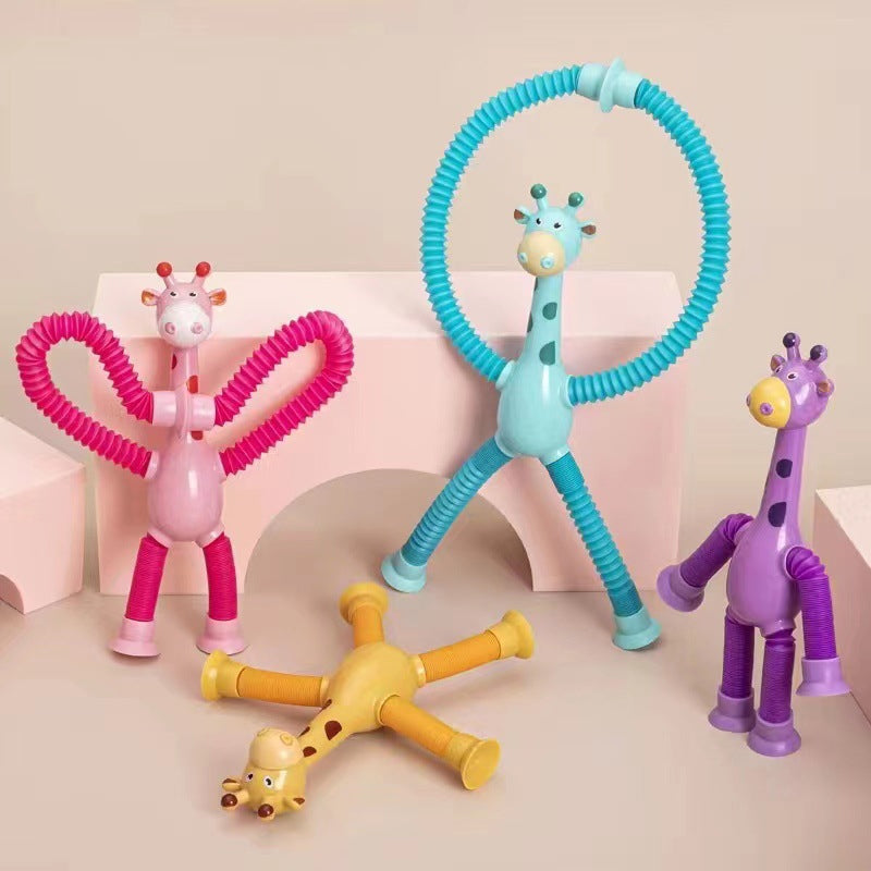 Teleskopische Saugnapf Giraffe Spielzeug | Karnz
