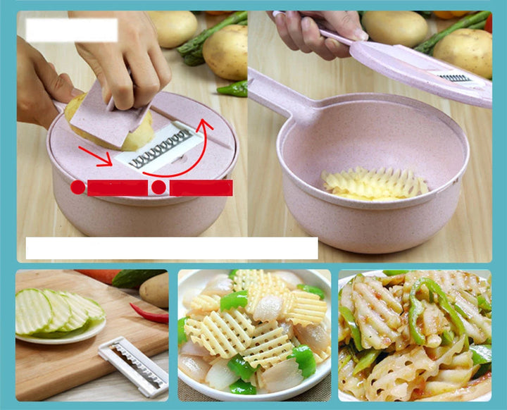 Mandoline 8 in 1 Gemüsehobel | Karnz