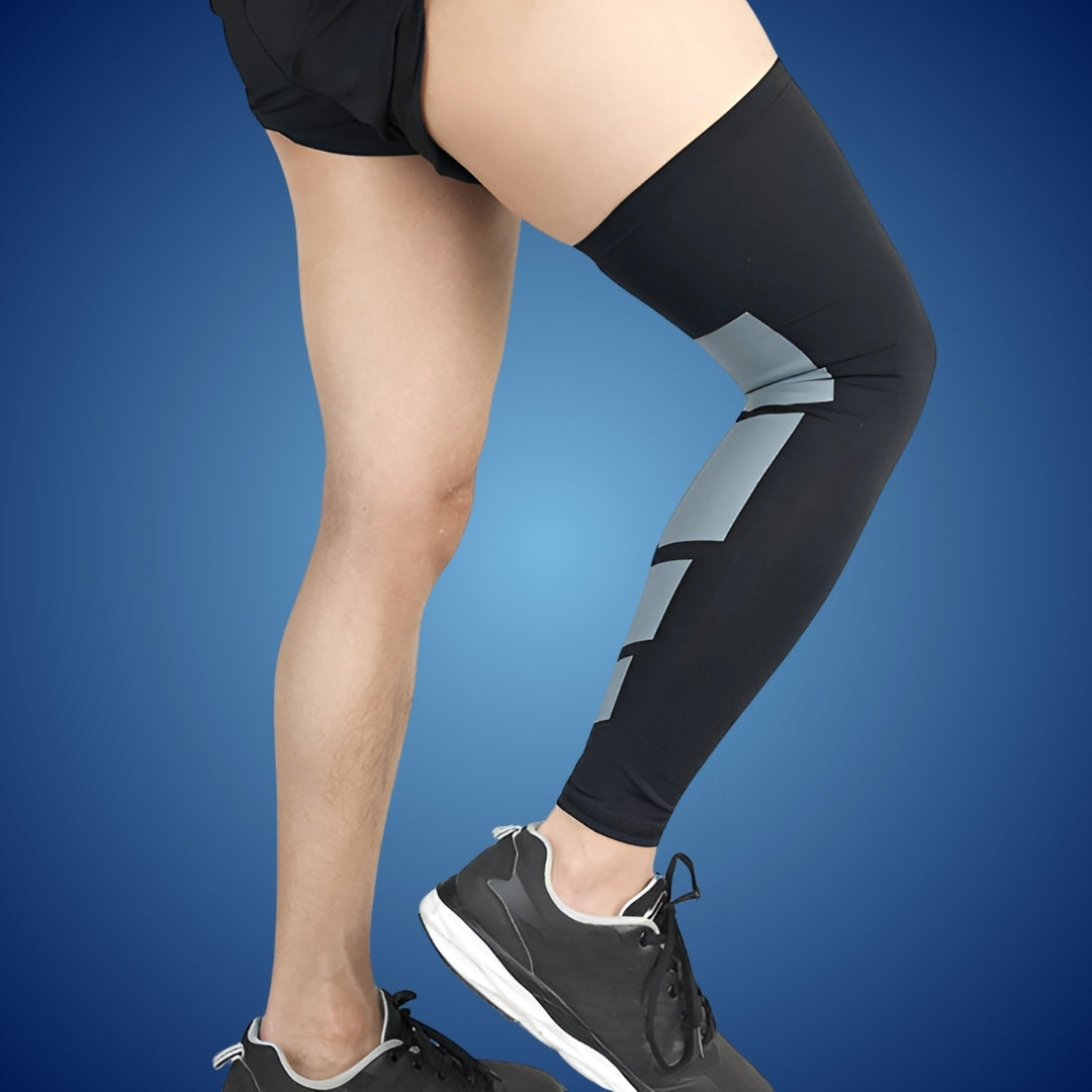 LegVital Vollbein-Kompressionsmanschette für optimierte Blutzirkulation, Muskelunterstützung und schnelle Recovery für Sportler und vielseitige Anwendung Karnz