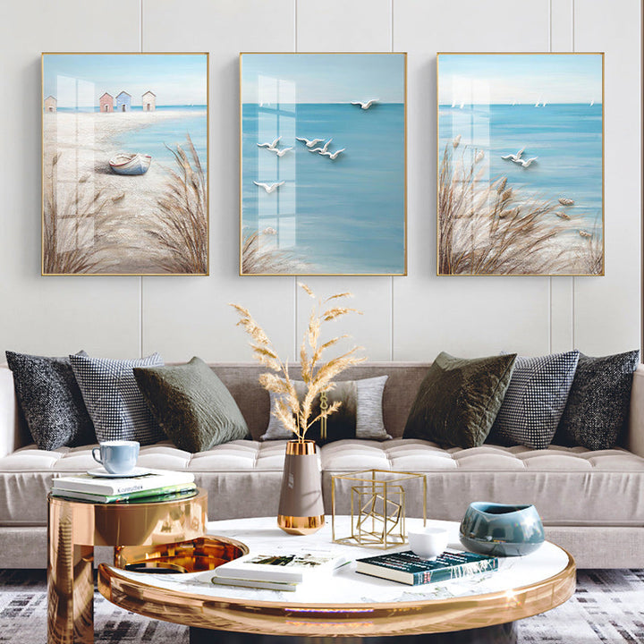 Skandinavische Naturlandschaft auf Leinwand