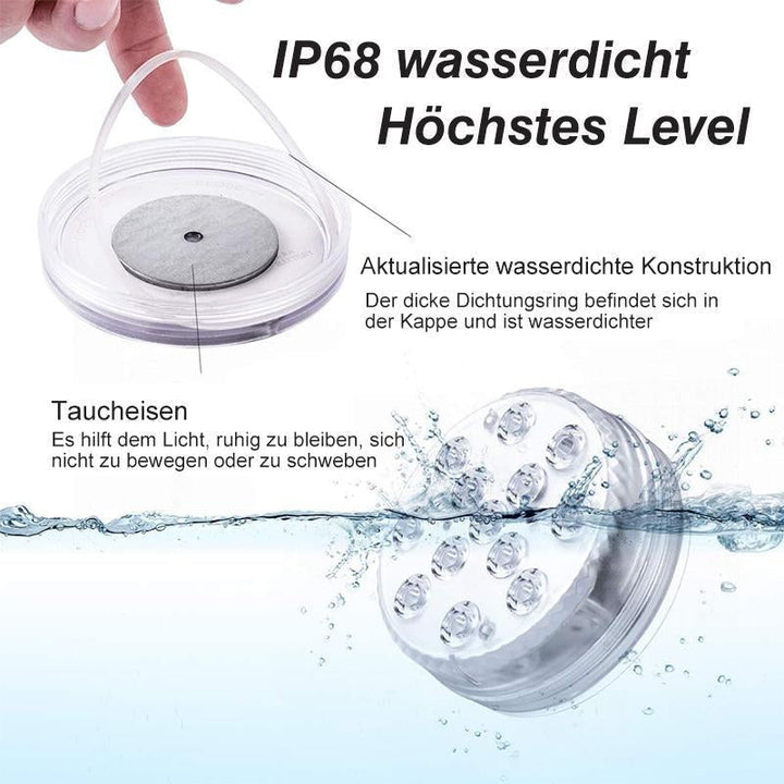 Karnz | LED-Tauchlicht mit Fernbedienung für den Pool