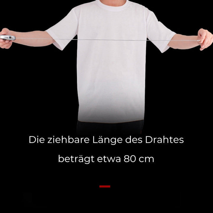 Tragbares diebstahlsicheres teleskopisches Drahtschloss | Karnz