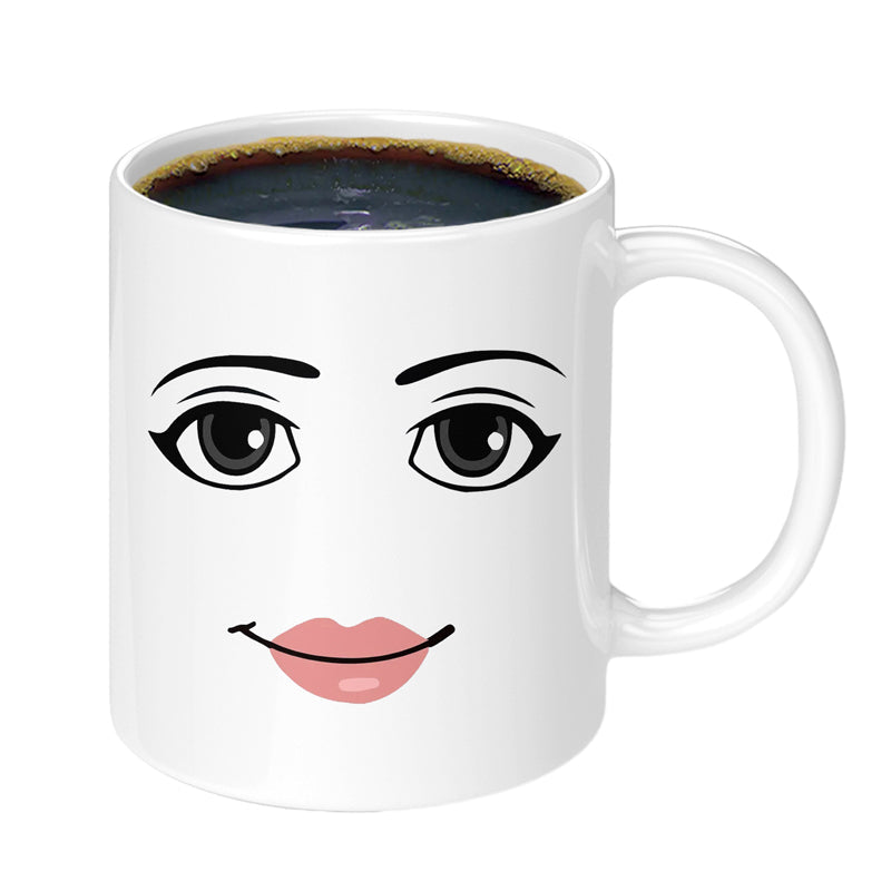 Emoji bedruckte Keramiktasse | Karnz