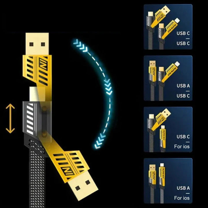 4 in 1 PD 65W Schnelllade-Kabel | Karnz