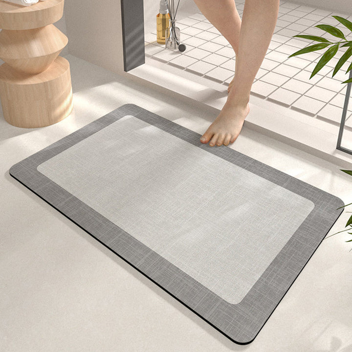 Rutschfeste Minimalismus Badezimmer Fußmatte - Super saugfähig, leicht zu reinigen | Karnz