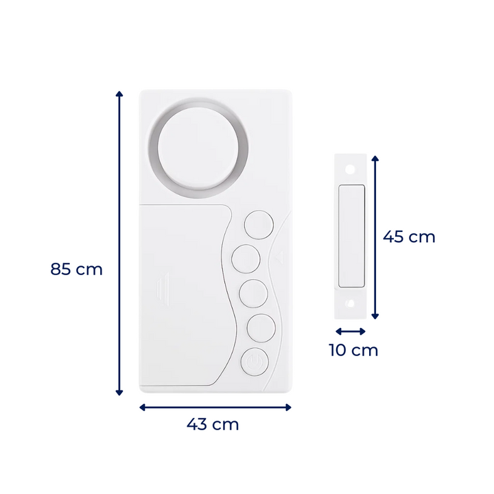 Sofortige Alarmmodi – 108dB Laut Slim Design – Einfache Installation – Schützt Kinder & Haussicherheit Karnz