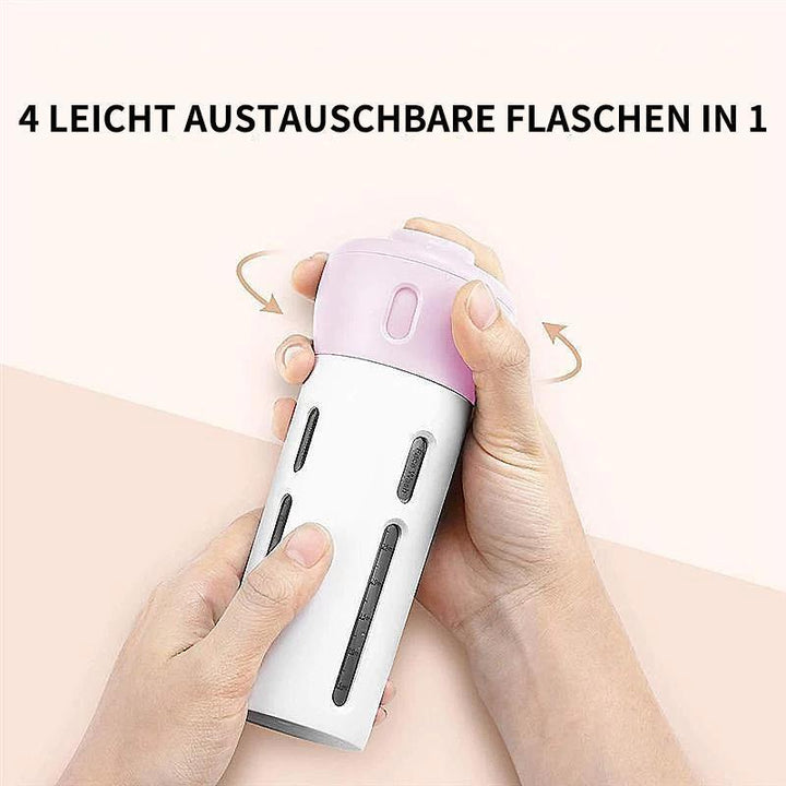 4-in-1 Reisespender für Lotion, Shampoo, Gel usw. | Karnz