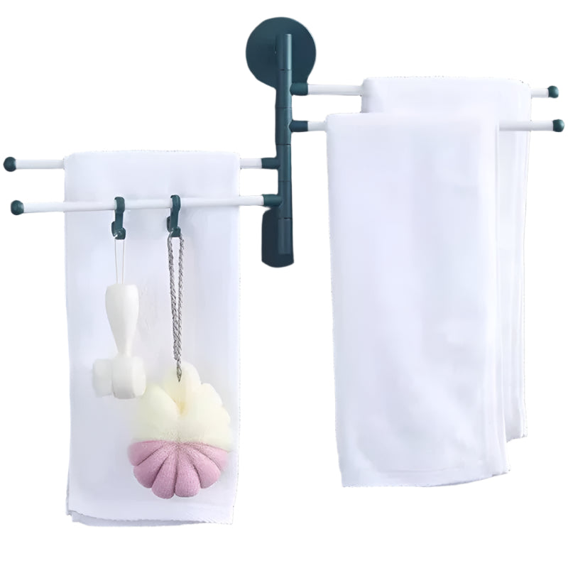 Kollapsbarer, drehbarer Wandhalter und Handtuchhalter Karnz
