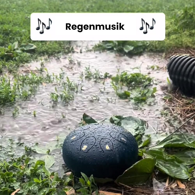 Regentrommel als Garteninstrument | Karnz