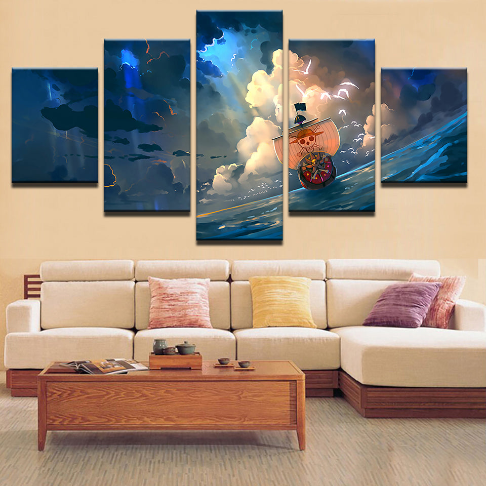 Pirate Paradise 5 Stück - Leinwand Wandkunst Gemälde