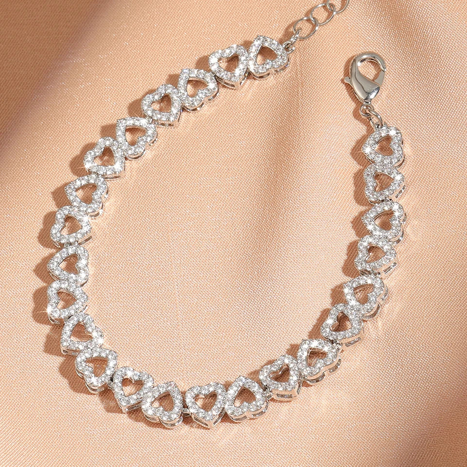 Karnz | Liebe Herzen Diamantarmband