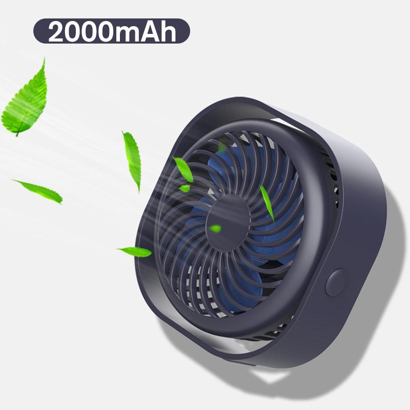 Mini USB Quadrat Ladeventilator | Karnz