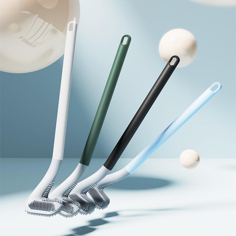 Langer Griff Flexibel Silikon Golf Toilettenbürste | Karnz