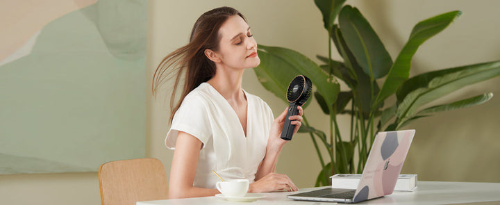 Handventilator, Tragbarer Ventilator 5000mAh | Karnz