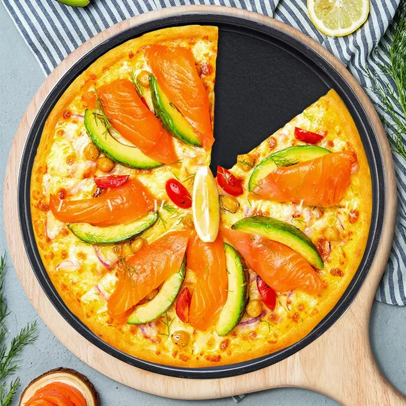 Set aus 3 Pizzablechen Antihaft Karnz