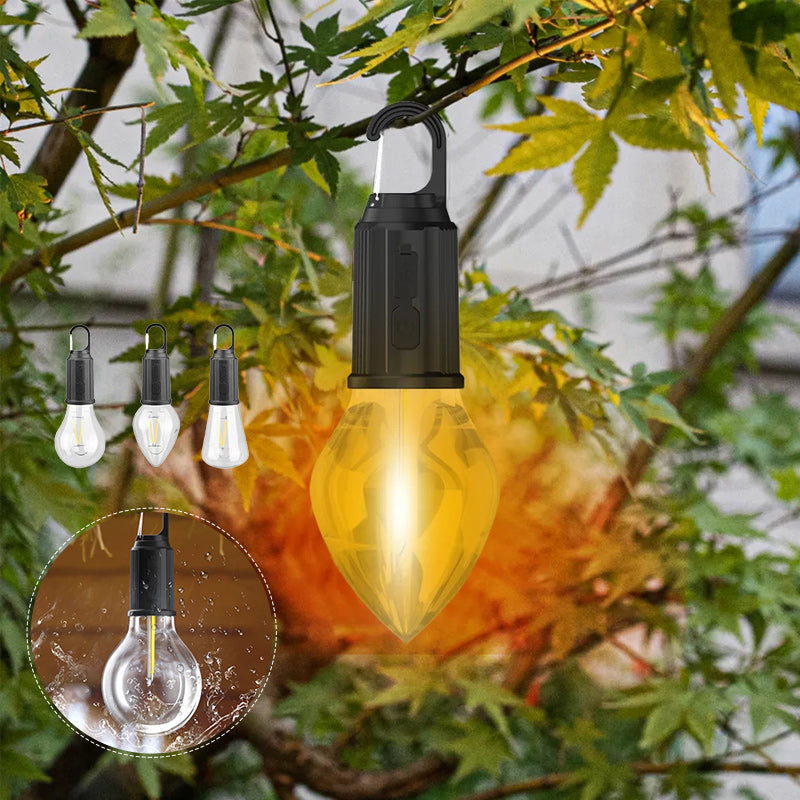 Outdoor Camping Hängende Type-C Lade Retro Glühbirne Licht | Karnz