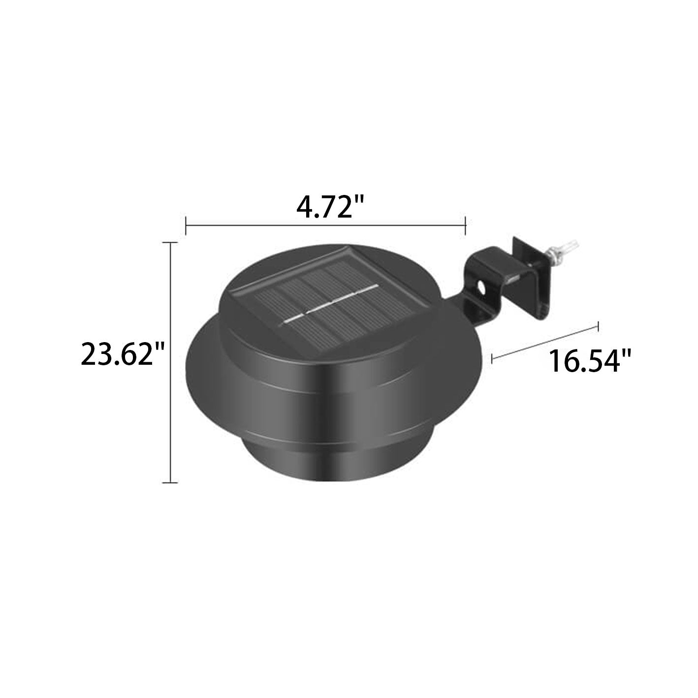 Solarzylinder-LED-Außen-Wasserdichte-Zaun-Wand-Sconces-Lampe | Karnz
