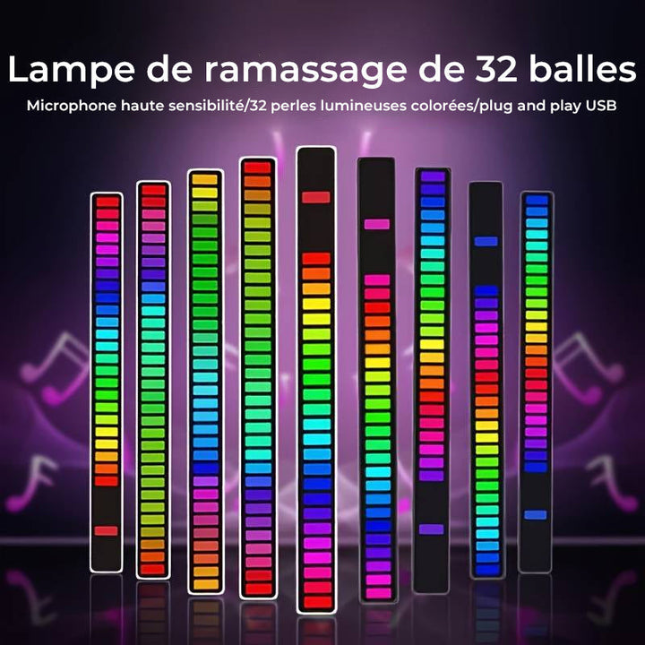 Sound-aktivierte RGB-Lichtleiste drahtlos | Karnz