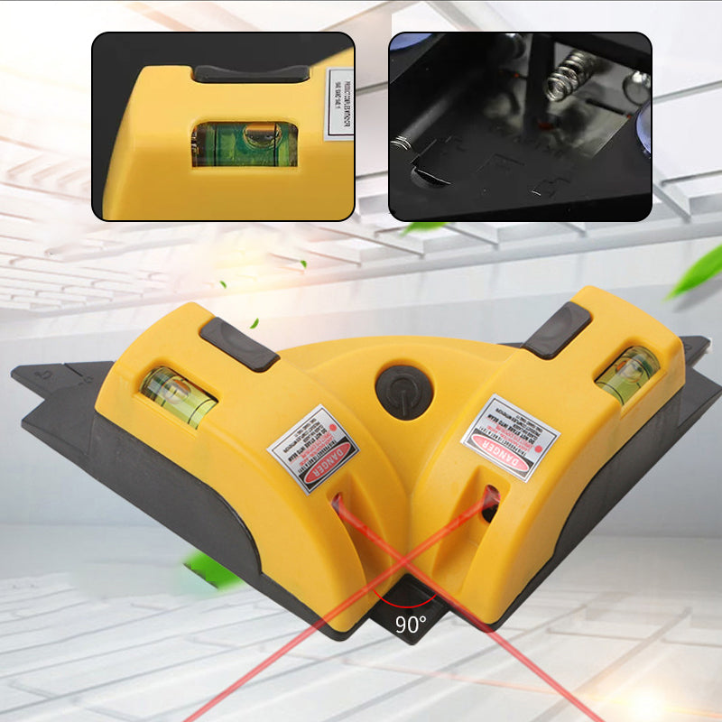 Multifunktionaler 90° Winkel Laser-Niveau | Karnz