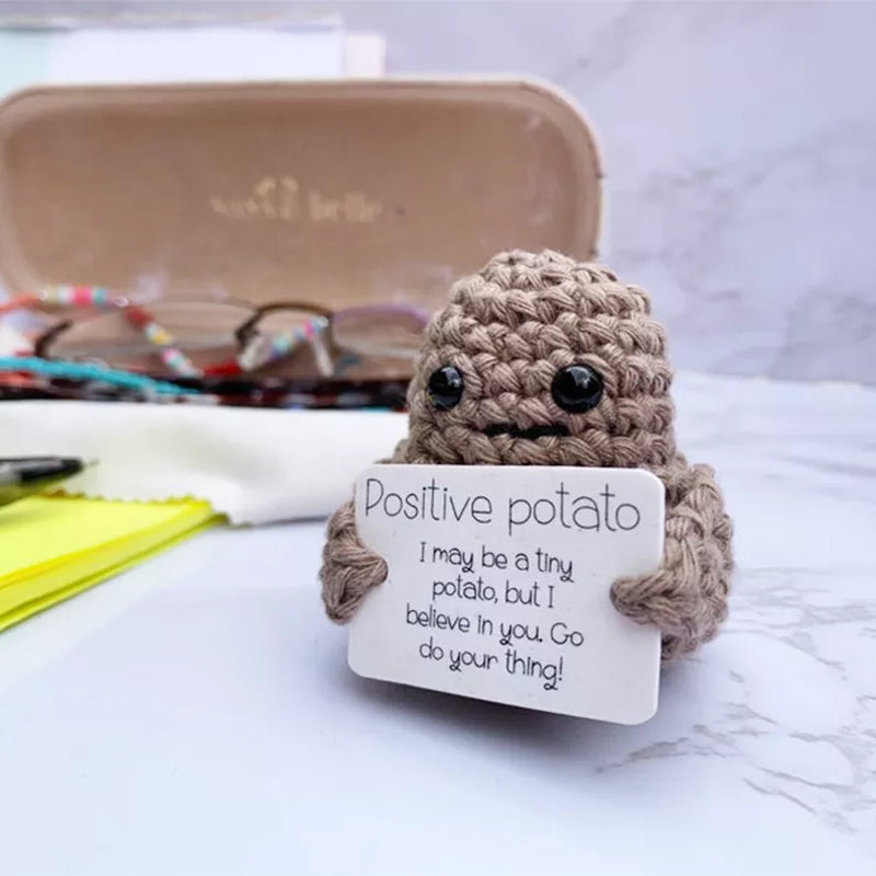 Lustiges Geschenk Gestrickte Positive Kartoffelschale