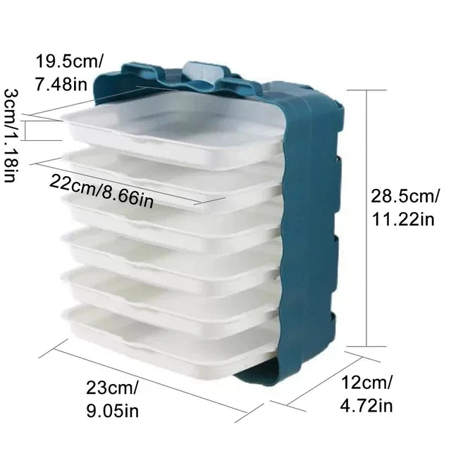 Wandmontage 6-teiliges Tablett-Organizer Karnz