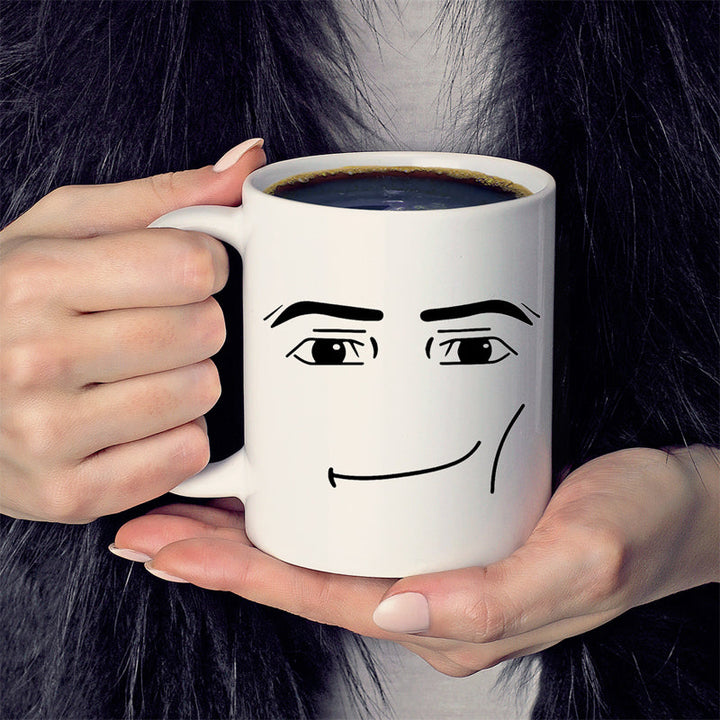 Emoji bedruckte Keramiktasse | Karnz